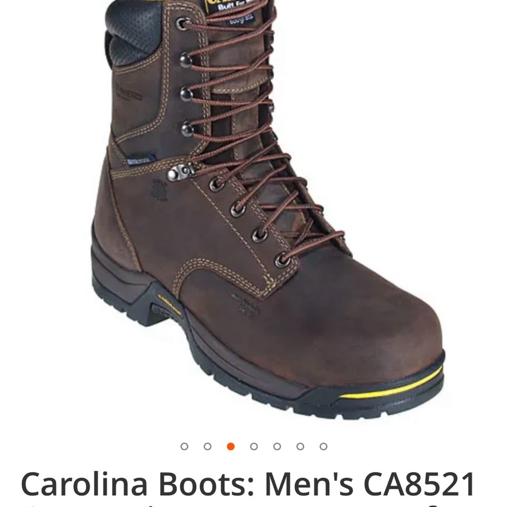 Carolina Boots: Men's CA8521 Composite Toe Waterproof Insulated Boots.